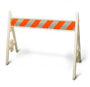 Plasticade A-frame & Board Barricades