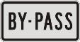 BY-PASS sign M4-2