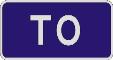 TO (Interstate) sign M4-5
