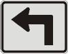 Advance Left Turn Arrow sign M5-1L