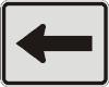Left Arrow sign M6-1L