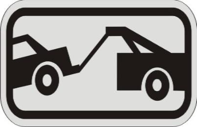 TOW-AWAY ZONE Symbol SIGN R7-201a