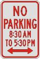 no parking sign