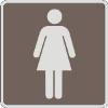 Rest Room (Women) sign