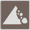 Falling Rock sign