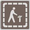 Trail (Interpretative, Ped) sign