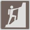 Climbing sign