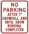 No Parking After 1