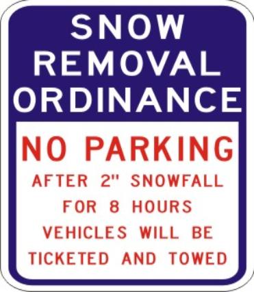 Snow Removal Ordinance 