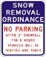 Snow Removal Ordinance 