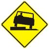 Shoulder Drop-Off Symbol sign