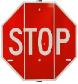 Tri-Fold Stop Sign